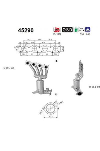 As Catalizator Bmw 1/3