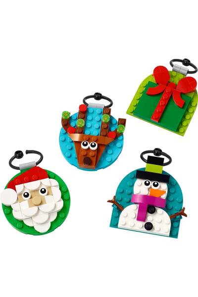 LEGO Yılbaşı Süsü Koleksiyonu 40744 – 6 Yaş ve Üzeri İçin Asılan Hediye Kutusu, Kardan A