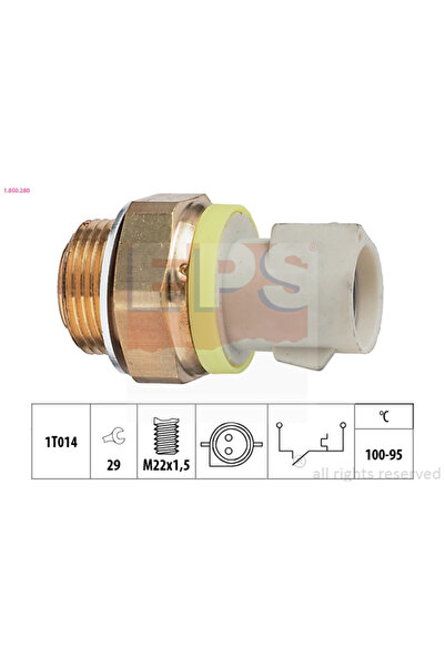 Eps Comutator Temperatura, Ventilator Radiator Ford Escort Vi Cabriolet (all) 1995-1999 Benzina