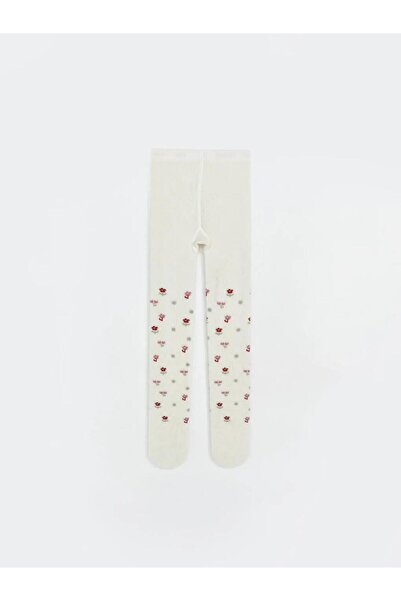 LC Waikiki Floral Girl's Towel Pantyhose (W5)