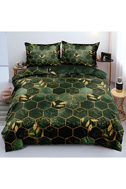 Luofanfei Husă de pilotă 240 x 260 Verde închis Auriu