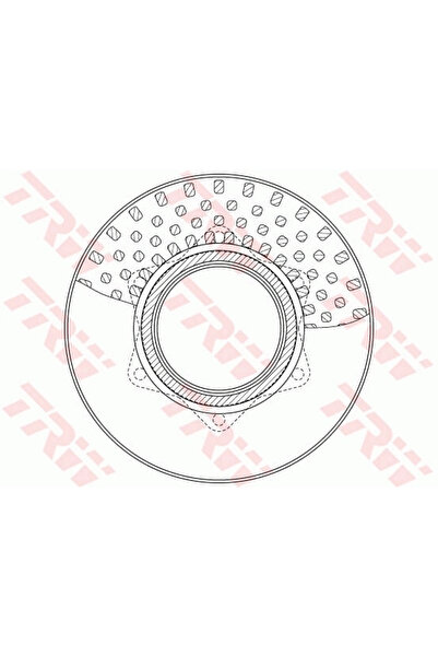 TRW Disc Frana Mercedes-Benz Vario Bus/Vario Cabina Cu Motor/Vario Caroserie