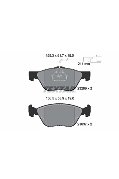 Krieger Комплект накладки дискови спирачки Alfa Romeo 145/146/156 Fiat Bravo ...