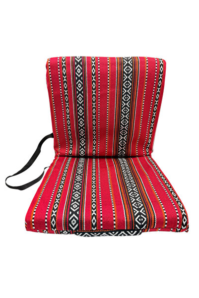 VELMORE Paradiso Floor Lounge Chair with a high back - RED