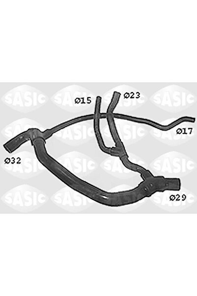 SASIC Lower Radiator Hose Left Renault Clio 2/Kangoo