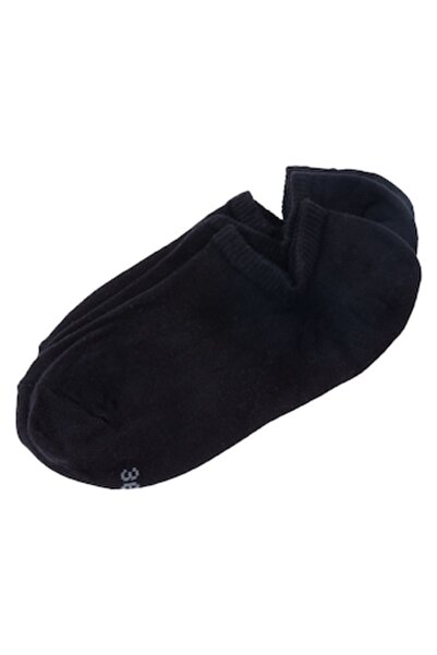 MYONNA IT & E- COMMERCE Women's Invisible Socks, Set of 3, Black, One Size