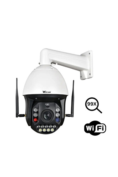 Taggo Cameră de supraveghere WiFi Ultra HD 4K cu zoom optic de 99X și rotație...