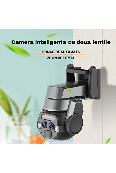 Taggo 4K Smart Surveillance Camera, WIFI, Dual 3MP Lens, Auto-Tracking, 10X Auto-Zoom