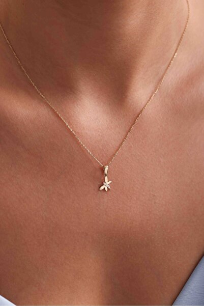 Giza Jewelry 14 Ayar Altın Taşlı Yusufcuk Slope Kolye Ucu