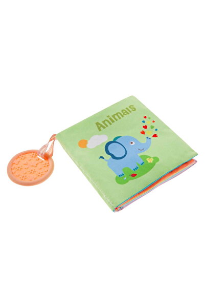 Bocioland Carticica senzoriala cu jucarie de dentitie, Bocioland, Animals, 10...