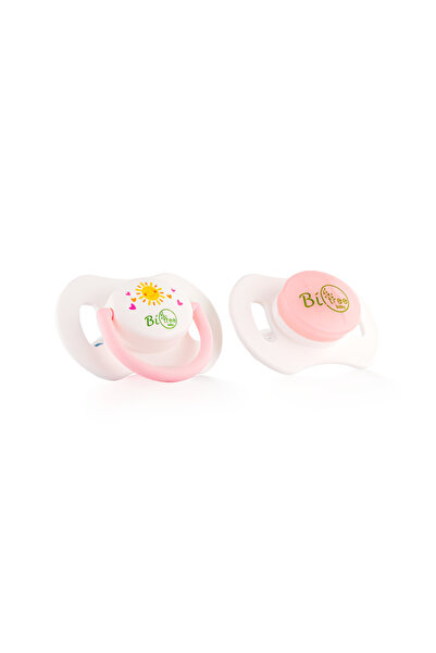 BiTree Baby Bitree 811 Pembe Gündüz ve gece kullanıma uygun, Ortodontik, Karanlıkta Parlayan Emzik 6-18 Ay