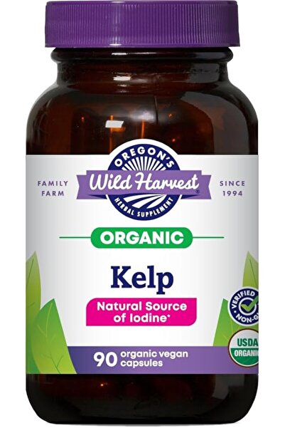 Oregons Wild Harvest أعشاب البحر العضوية من أوريغون وايلد هارفيست، 90 كبسولة ...