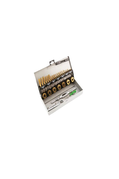 Clarke TDS3-12HC TAP & DIE SET 3MM - 12MM HSS (32 PCS)