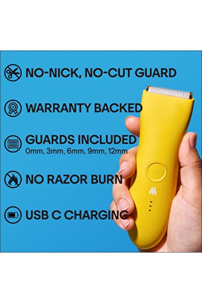 Meridian The Trimmer : Electric Below-The-Belt Trimmer Built for Men | Effortlessly Trim Pesky Hair