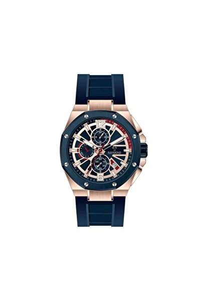 Raymond Men's Watch Rym-83605-Rose-Dark Blue