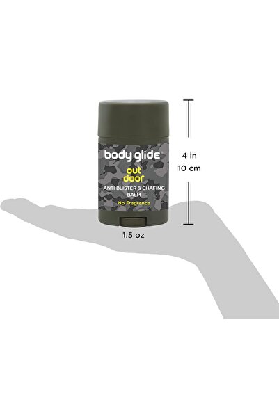 BodyGlide عصا للجسم بالكامل - بلسم غير مرئي مضاد للاحتكاك، 1.5 أونصة