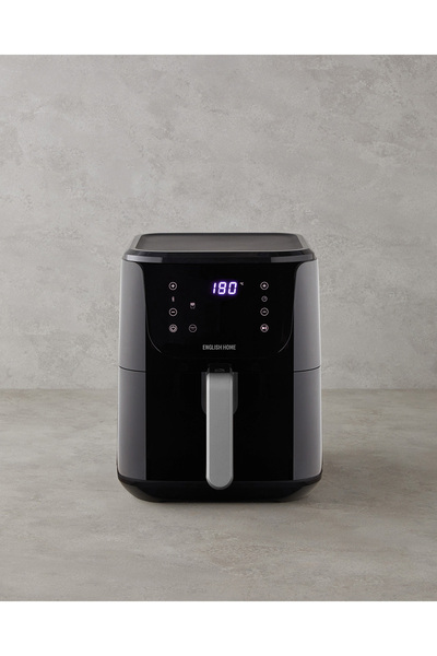English Home AIF 2030 XL Sıcak Tutma Hazneli Air Fryer 1500W Siyah-Krom