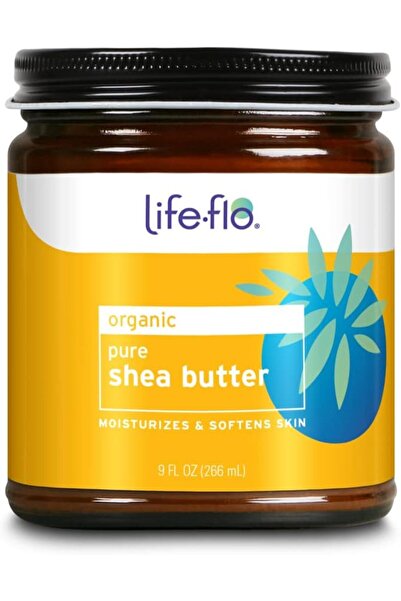 lifeflo زبدة الجسم الكاملة من لايف فلو، مرطب عضوي غير مكرر للبشرة الجافة، 9 أونصة