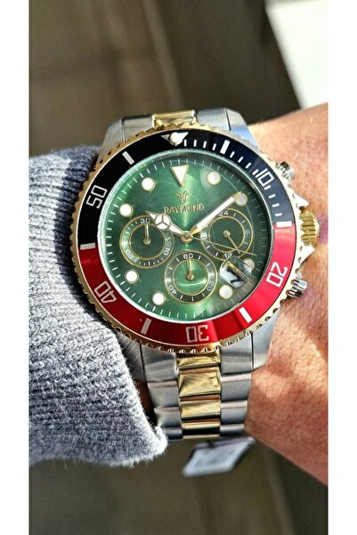 Raymond Men's Watch Rym-81030-Ipg-Green