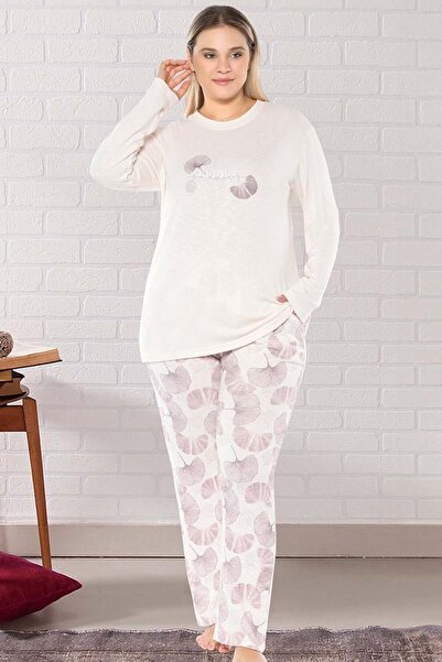 DOWRY Plus Size Oversized Long Sleeve Pajama Set B09-161