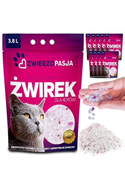 Other Silikonowy żwirek dla kota ZWIERZOPASJA komplet 10 X 3,8 L