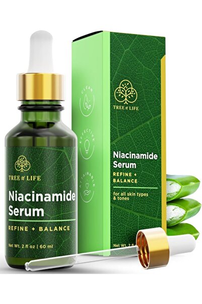 Tree of Life Beauty سيروم مرطب للوجه B3 نياسيناميد، حجم مزدوج، شجرة الحياة، ج...