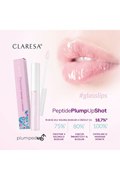 Claresa Lip Gloss Volume, PeptidePlumpUpShot,