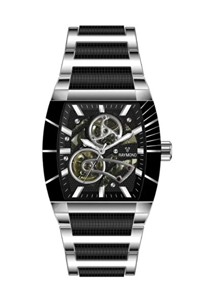 Raymond Men's Watch Rym-5129-Silver-Black