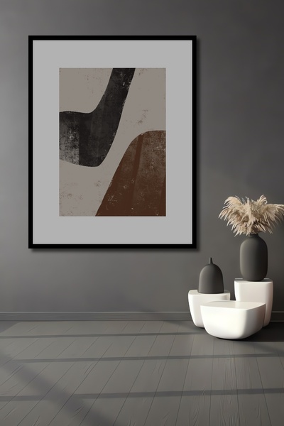 Teona Ahşap Tablou decorativ din lemn dreptunghiular, compoziție de artă abst...