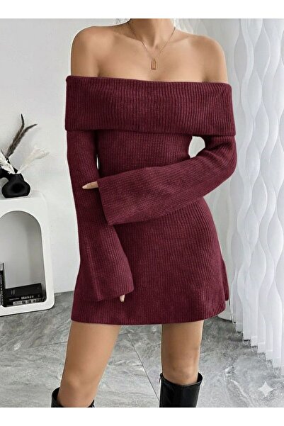 Keywest Rochie de damă cu guler Madonna mini tricotaje