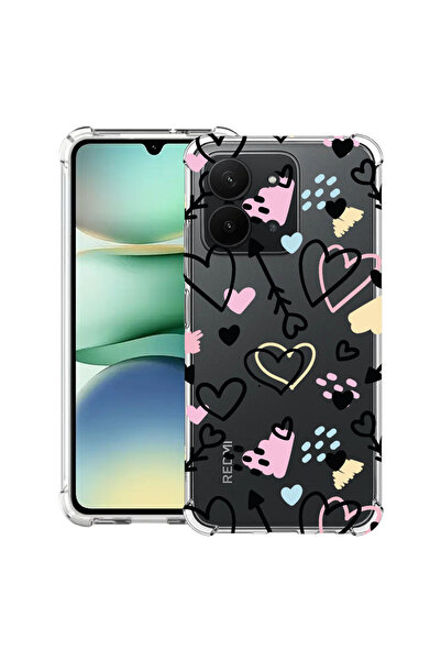 bestcase Carcasă antișoc pentru Xiaomi Redmi 15C 4G (171 mm), simboluri de dr...