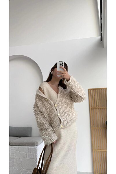 SBL COLLECTİON Set de rochii cardigan cu franjuri