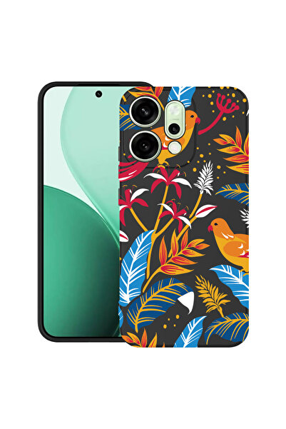 bestcase Carcasă ultra subțire TPU pentru Oppo Reno14 5G, păsări colorate, 20...