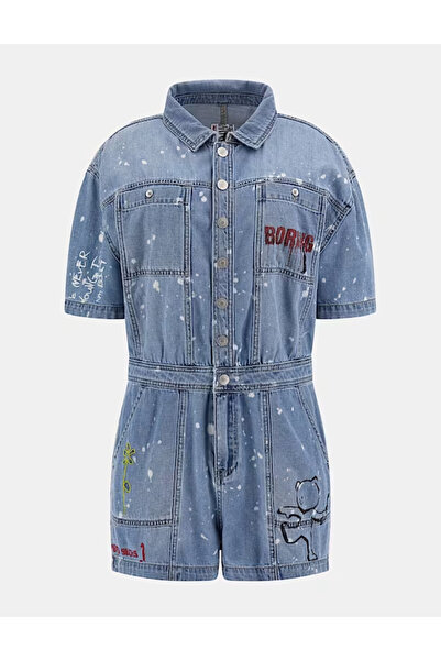 Guess Salopetă de blugi Guess, albastru