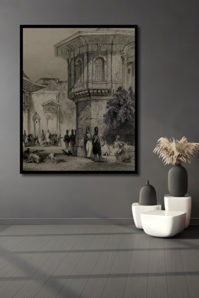 Teona Ahşap Tablou decorativ din lemn dreptunghiular cu aspect de cadru de pe...