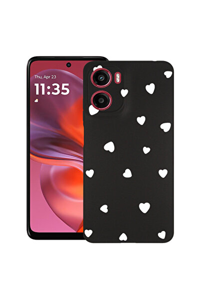 bestcase Carcasă ultra subțire TPU pentru Motorola Moto G06, model inimă, 208...