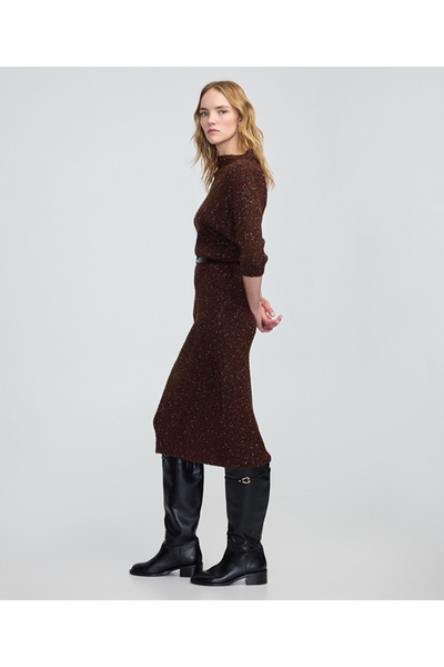 İpekyol Kemerli triko elbise