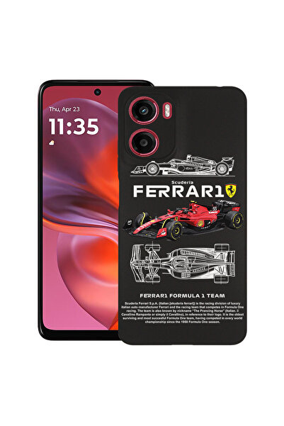 bestcase Carcasă ultra subțire din TPU pentru Motorola Moto G06, Ferrari Scud...