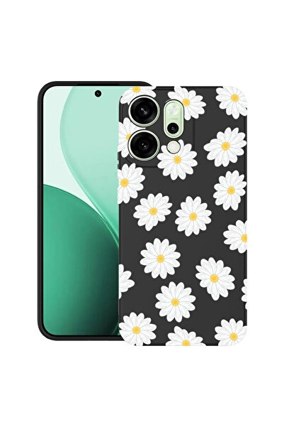 bestcase Carcasă ultra subțire TPU pentru Oppo Reno14 5G, Happy Flowers Daisy...