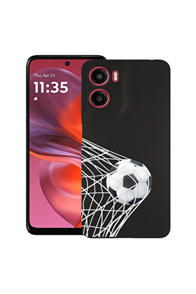 bestcase Carcasă ultra subțire TPU pentru Motorola Moto G06, Fotbal - Goooaaall, 2082906 B 775