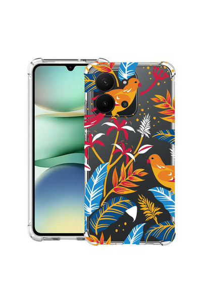 bestcase Αντικραδασμική θήκη για Xiaomi Redmi 15C 4G (171 MM), Colorful Birds...