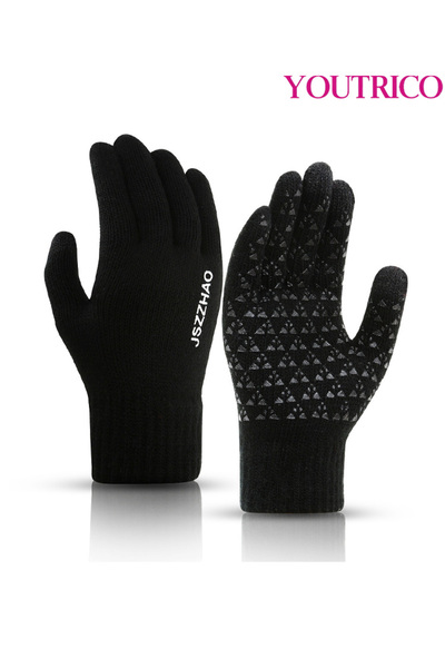 Youtrico قفازات شتوية للرجال والنساء - قفازات محبوكة دافئة للطقس البارد للجري...