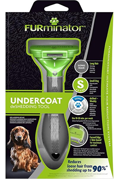 Furminator Undercoat deShedding Tool for Small Long Hair Dogs 4.5-9 kg