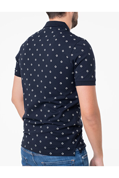 Guess Tricou polo Guess, bleumarin