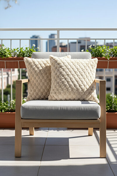 Go Veform Μαλακό βελούδινο κάλυμμα μαξιλαριού με τρίχες κουνελιού 2 τεμαχίων ...