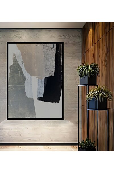 Teona Ahşap Декоративна дървена правоъгълна рамка за картини с абстрактна тек...