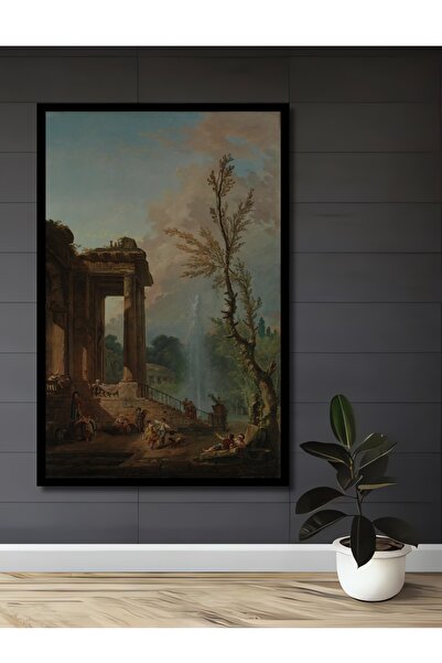 Teona Ahşap Tablou decorativ din lemn dreptunghiular cu aspect de cadru de pe...