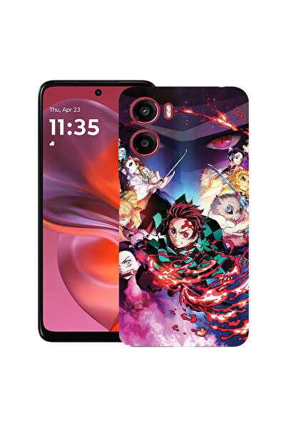 bestcase Carcasă ultra subțire TPU pentru Motorola Moto G06, Demon Slayer, 20...