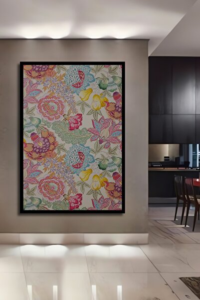 Teona Ahşap Tablou decorativ din lemn dreptunghiular, cu aspect de grădină cu...