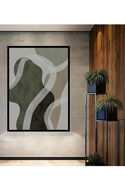 Teona Ahşap Декоративна дървена правоъгълна рамка за снимки с абстрактен диза...